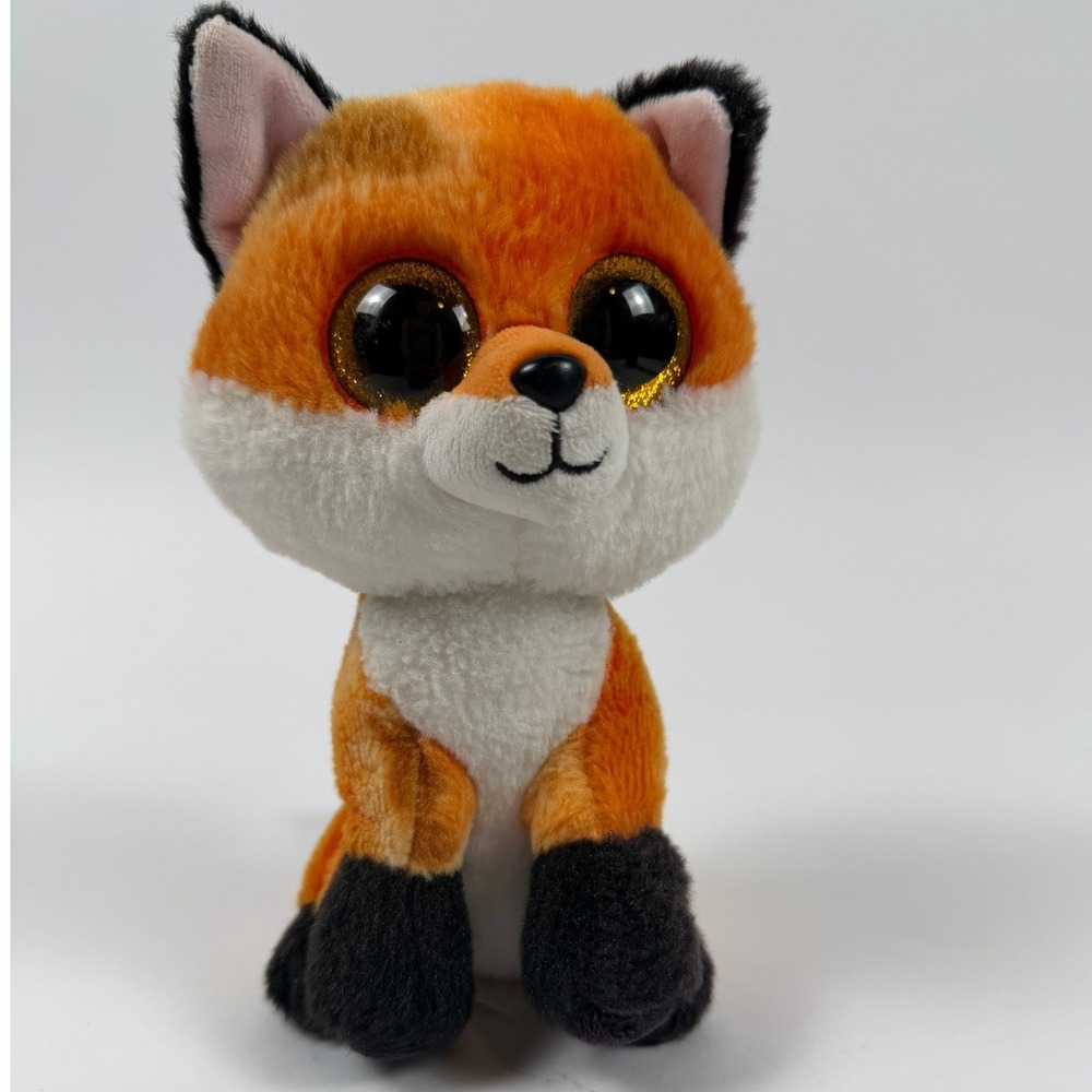 Ty Beanie Boos Slick the Fox Plush Small 6 inch